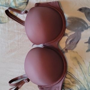 PINK wear everywhere push up bra - strapless NWT